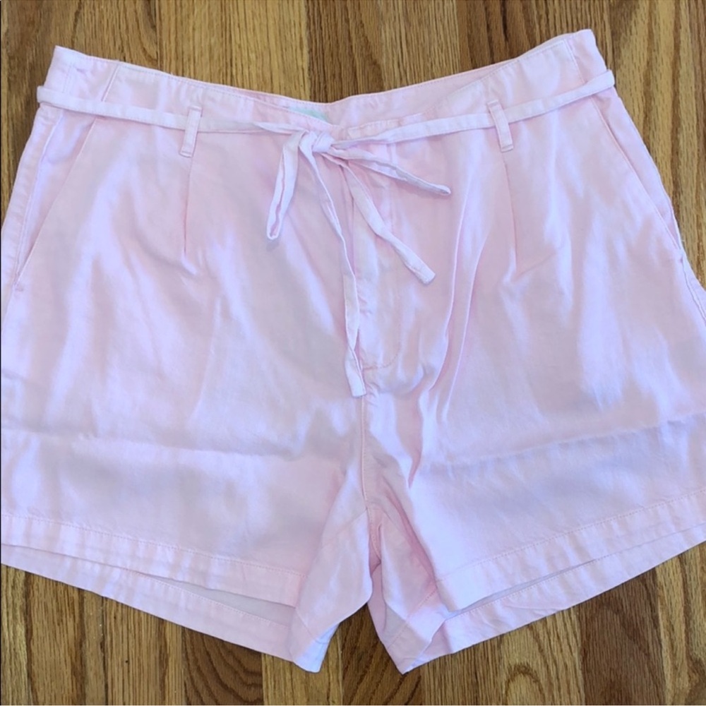 J. Crew Trouser Shorts with Tie Waist Belt - Picture 3 of 6